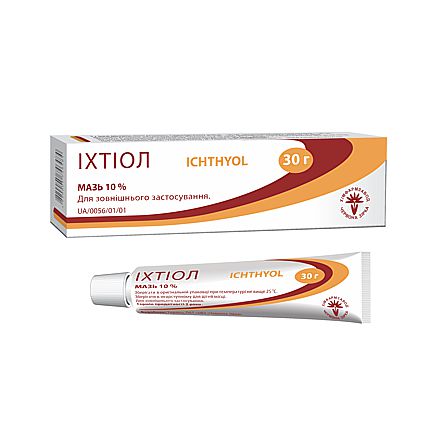 Іхтіол, мазь 10% по 30 г